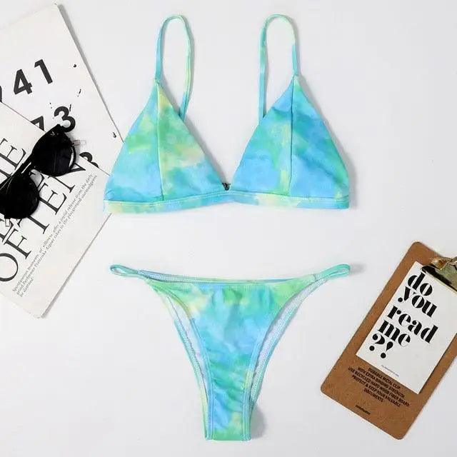 Elegant Woman Modern Bikini Micro Women Swimsuit Tie Mini Bikinis Set Women Swimwear Female Bathing Suit